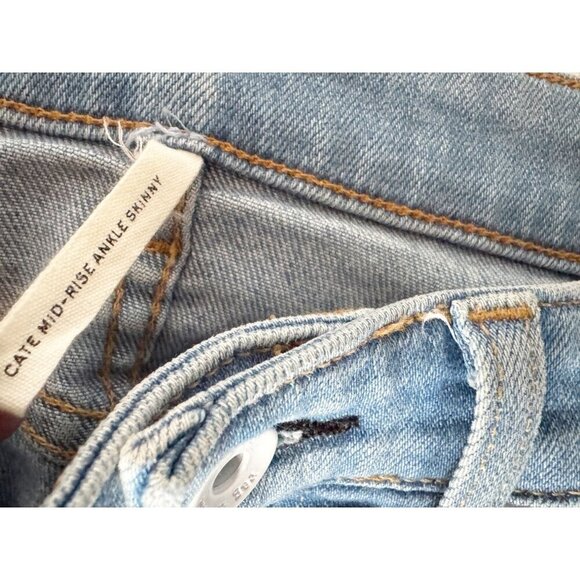 RAG & BONE Cate Mid Rise Ankle Straight Camo Print Jeans Sz 26 - Picture 6 of 8